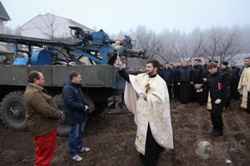 Місце для нового колодязя освятили в Київській семінарії УГКЦ